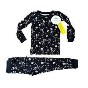 NWT Little Sleepies Skeleton Dance 2 Piece PJ's 2T